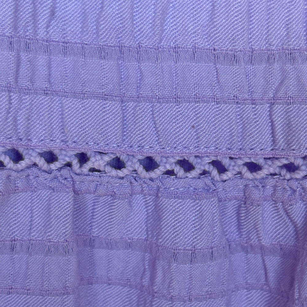 Wild Fable Purple Pleated Sundress Square Neck - Picture 5 of 7
